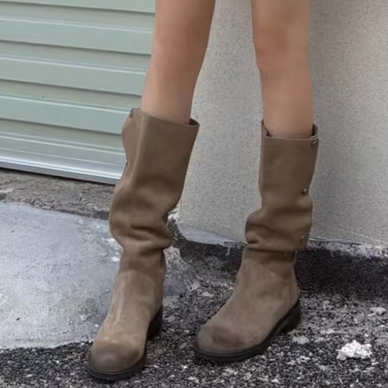 Women'S Fashion Winter 2025 - Fashion Heeled Women High Boots Casual