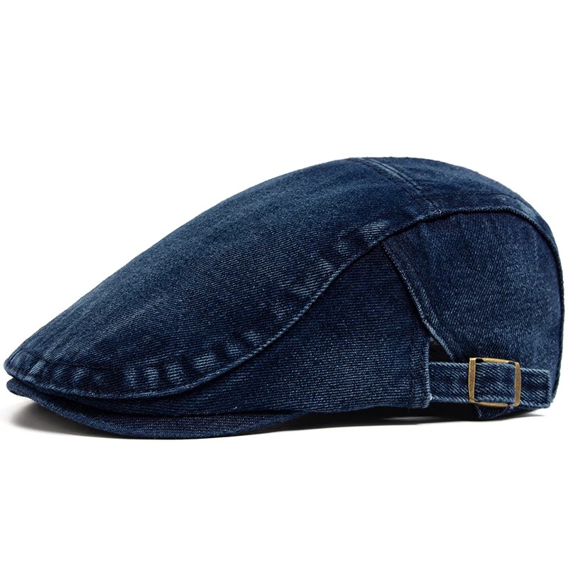 Women Fashion Nz - Adjustable Denim Cotton Beret Vintage Newsboy