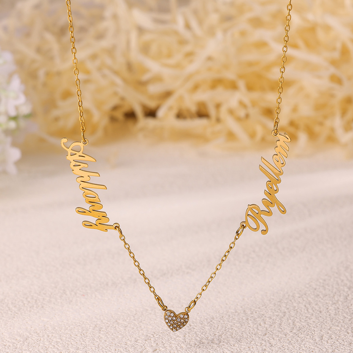 Custom Two Name Necklace For W - огляд і ціна Women Fashion Names