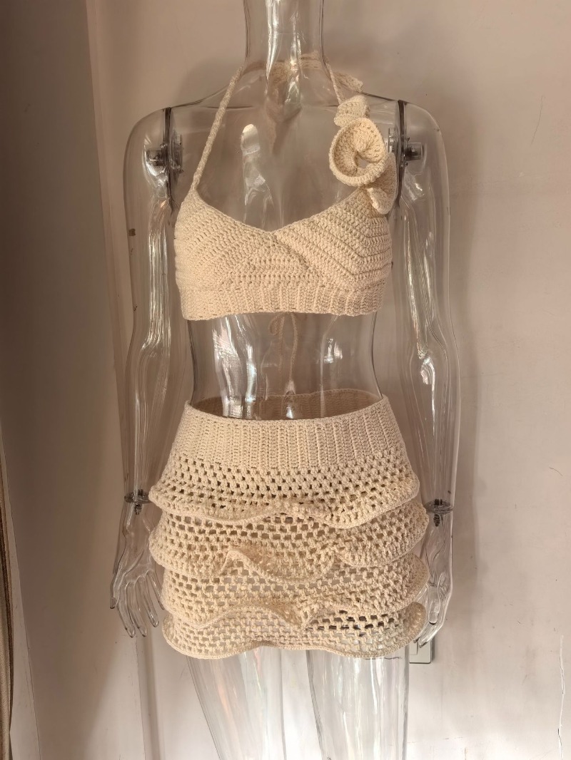 Women Hand Crochet Knitted Ruf - огляд і ціна V Neck Cami Top