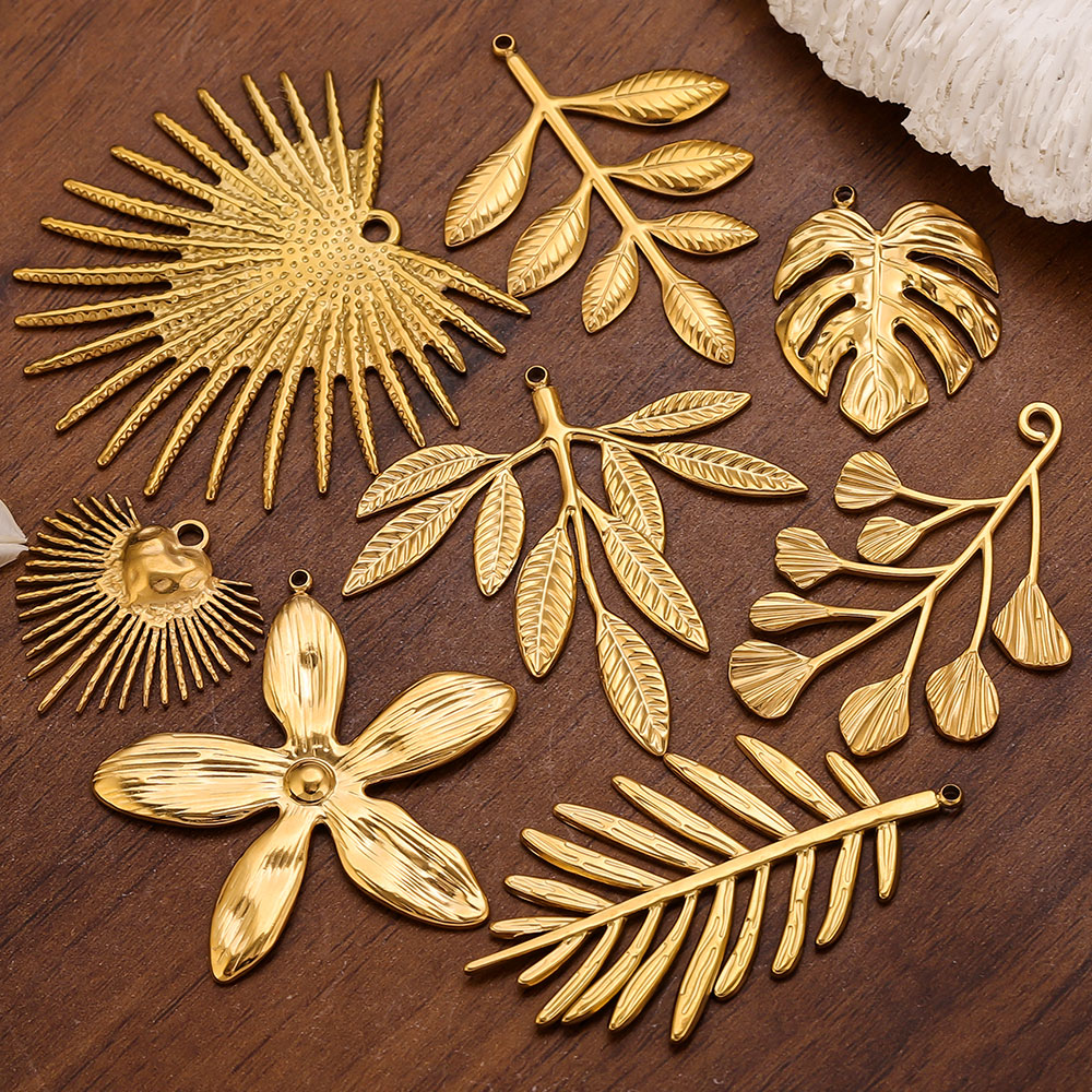 5PCS Stainless Steel Large Lea - огляд і ціна Women Fashion Jewellery