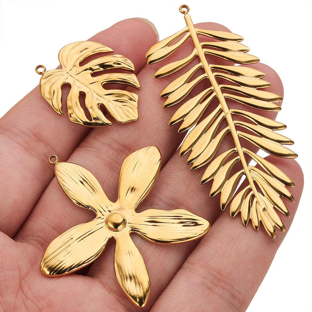 5PCS Stainless Steel Large Lea - огляд і ціна Women Fashion Jewellery