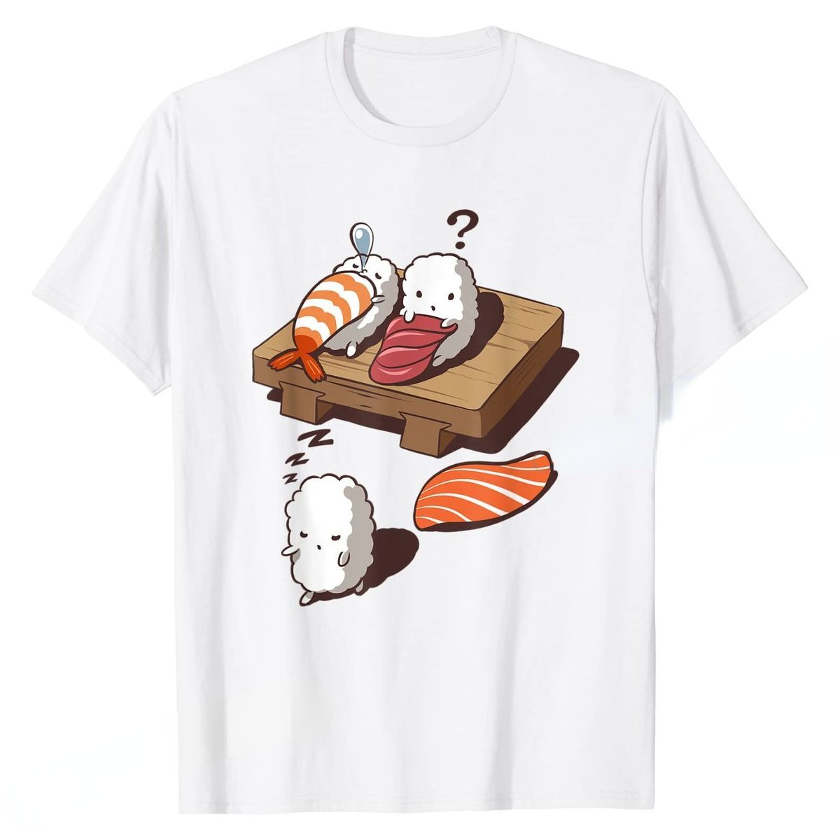 Funny Japanese Nigiri Sushi Sl - огляд і ціна Women'S Fashion Graphic Tees