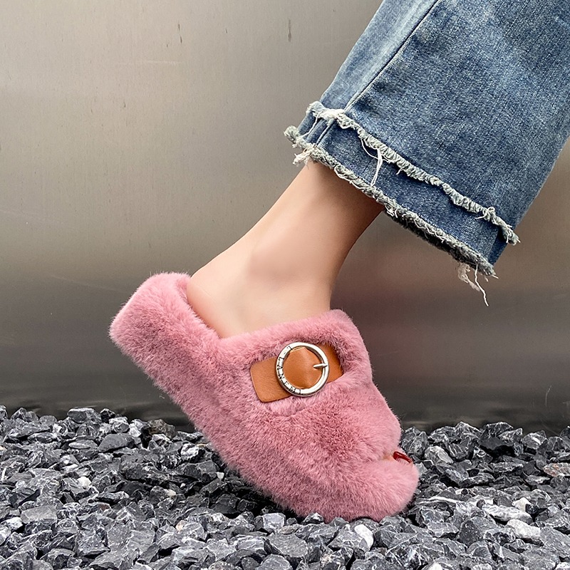 2026 New Buckle Decor Plush Wa - огляд і ціна Women'S Fashion Winter 2026