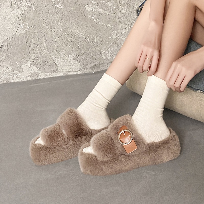 2026 New Buckle Decor Plush Wa - огляд і ціна Women'S Fashion Winter 2026