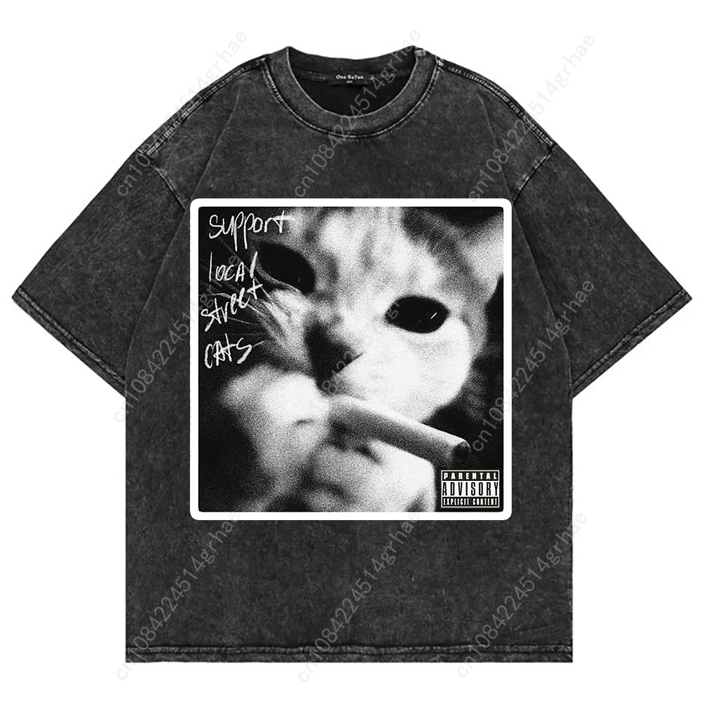100% Cotton Vintage Washed Y2k - огляд і ціна Women'S Fashion Graphic Tees