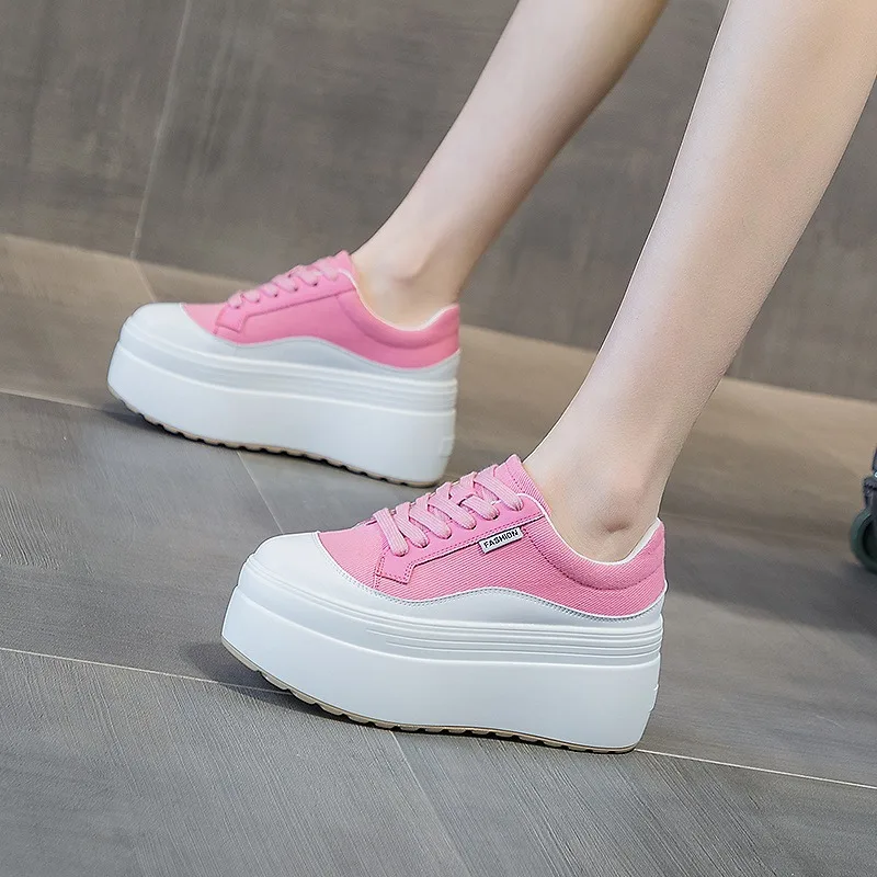 8cm New Canvas Genuine Leather - огляд і ціна Women'S Fashion Gym Shoes