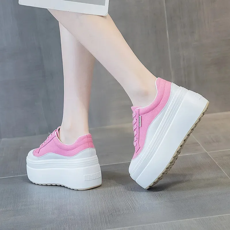 8cm New Canvas Genuine Leather - огляд і ціна Women'S Fashion Gym Shoes