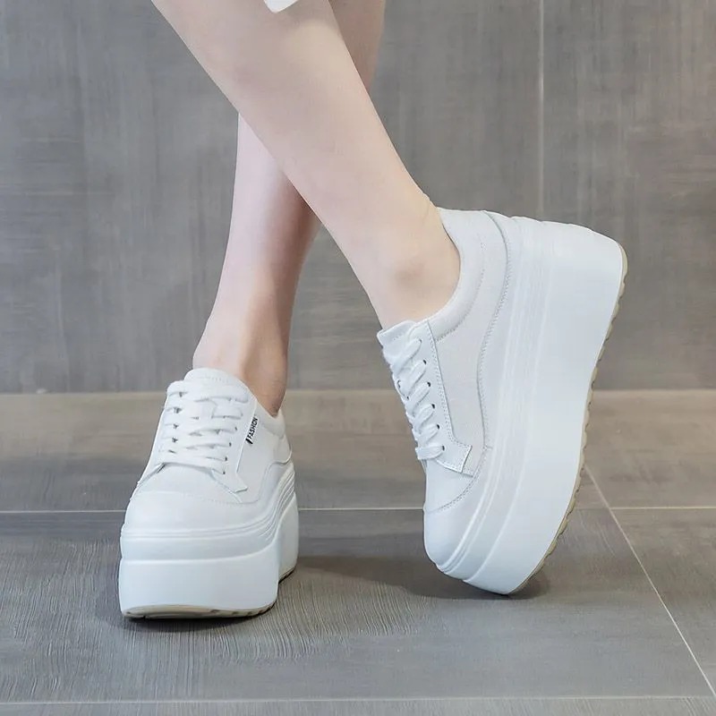 8cm New Canvas Genuine Leather - огляд і ціна Women'S Fashion Gym Shoes