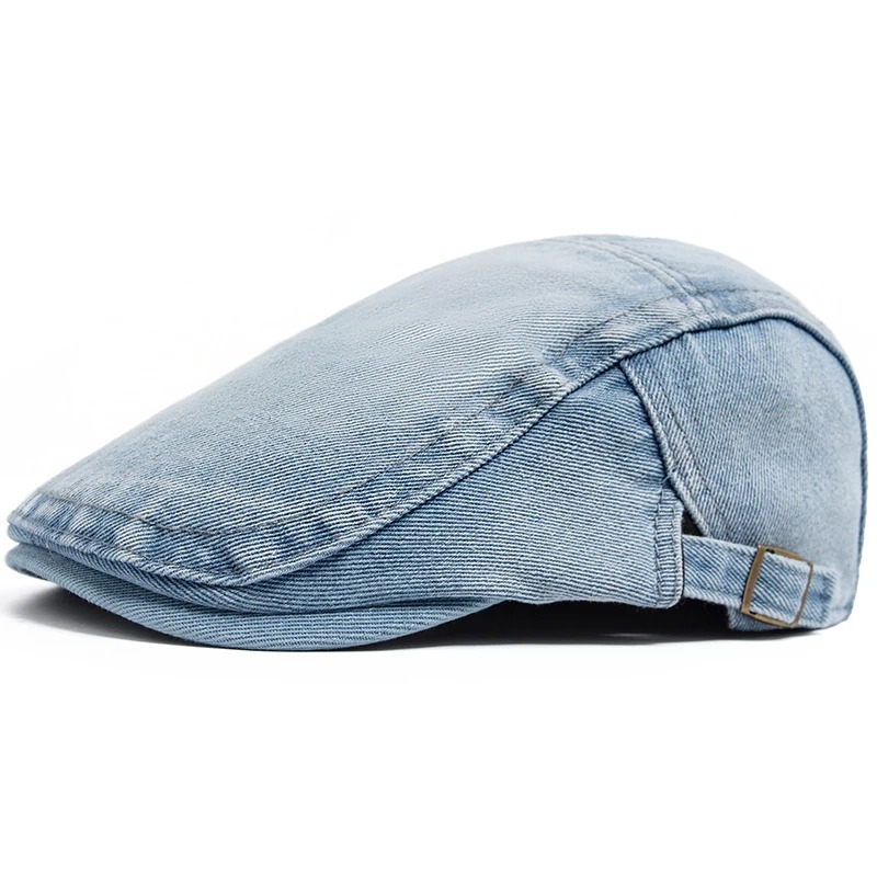 Adjustable Denim Cotton Beret  - огляд і ціна Women Fashion Nz
