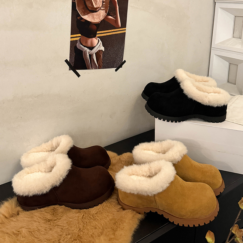 Women Fluffy Mules Shoes Flats - огляд і ціна Women'S Fashion Winter 2025
