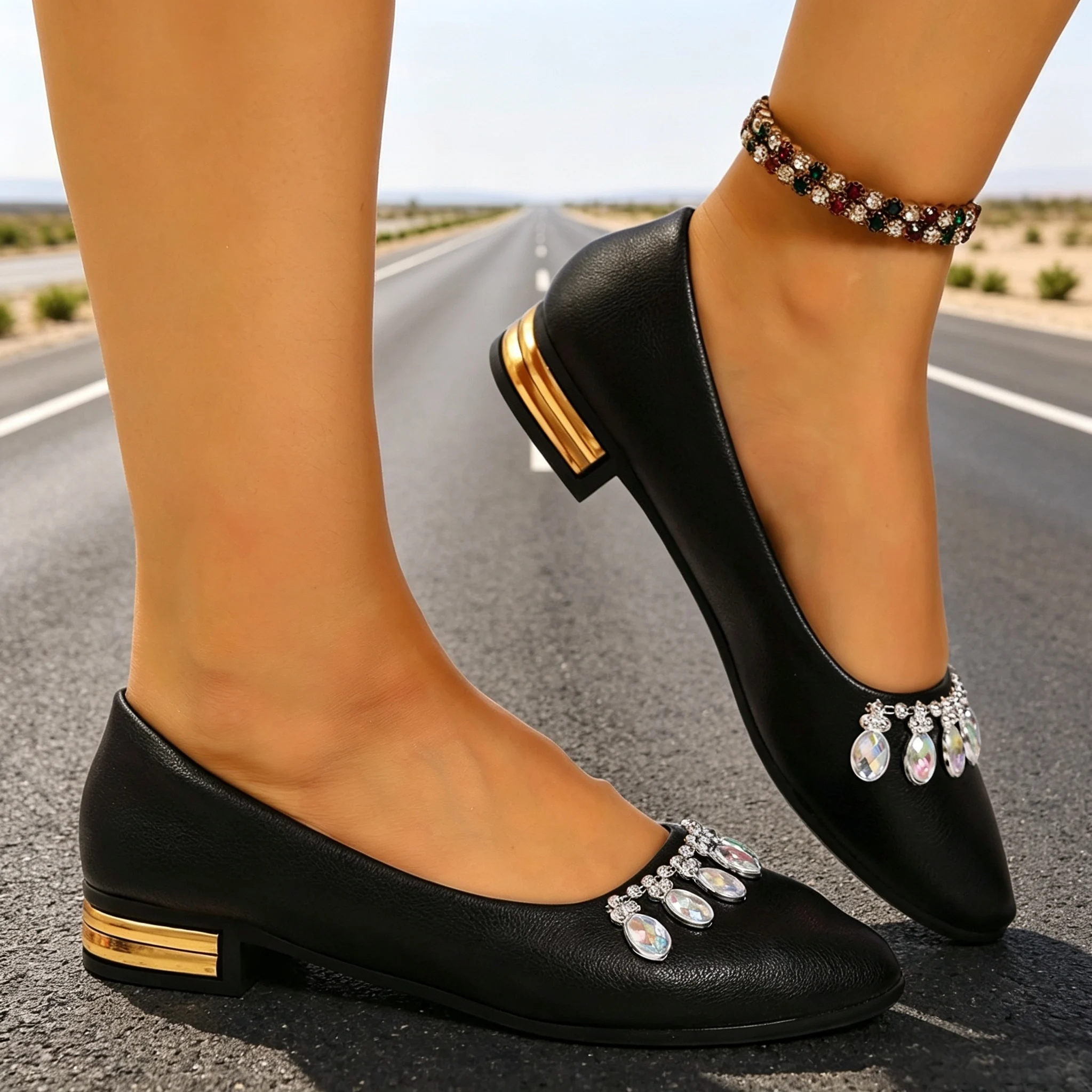 Women Flats Pointed Toe Ballet - огляд і ціна Women'S Fashion Gym Shoes