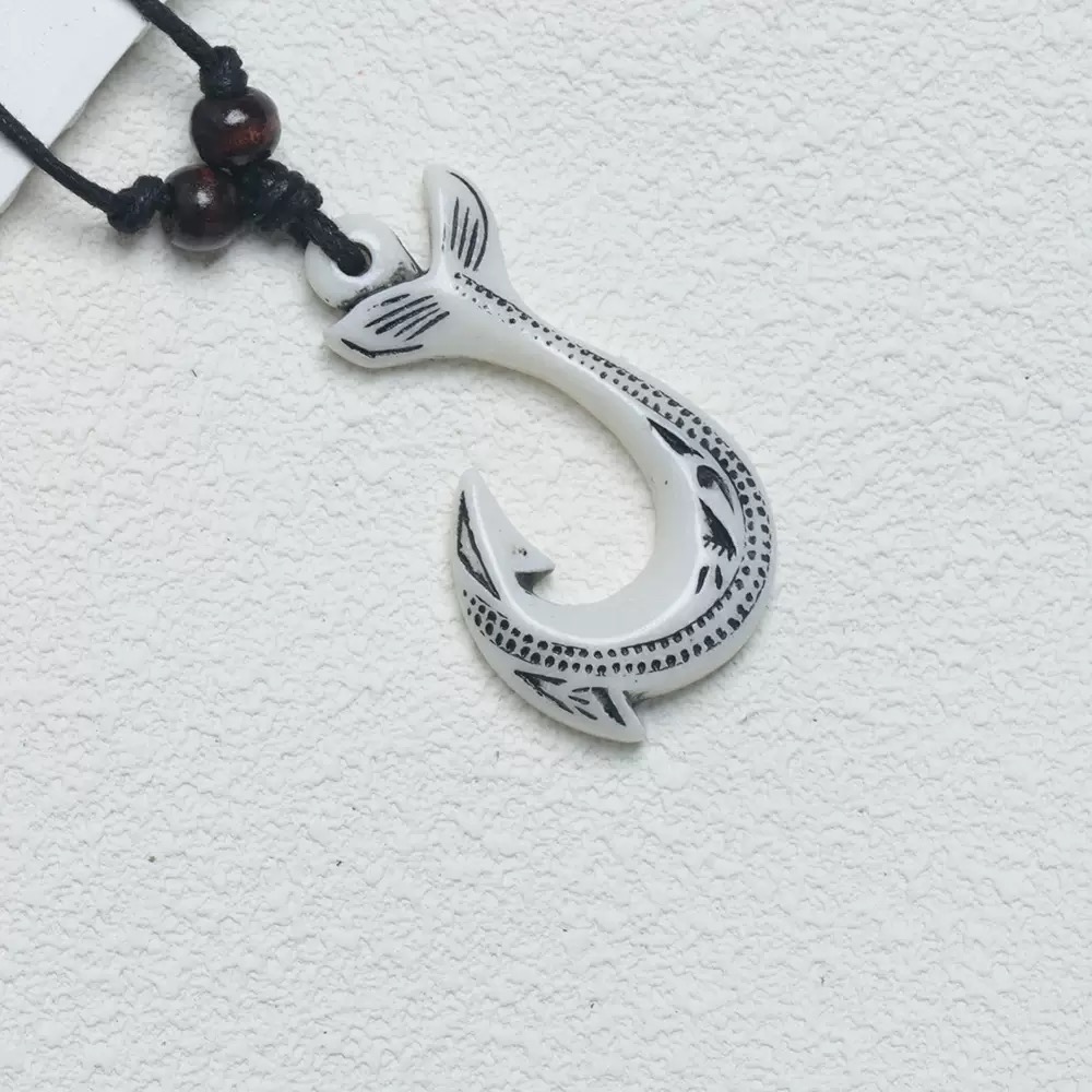 NZ Maori Fish Hook Charm Neckl - огляд і ціна Women Fashion Nz