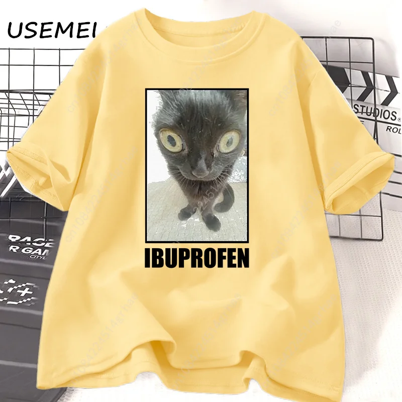 Funny Cat Ibuprofen Graphic T  - огляд і ціна Women'S Fashion Graphic Tees