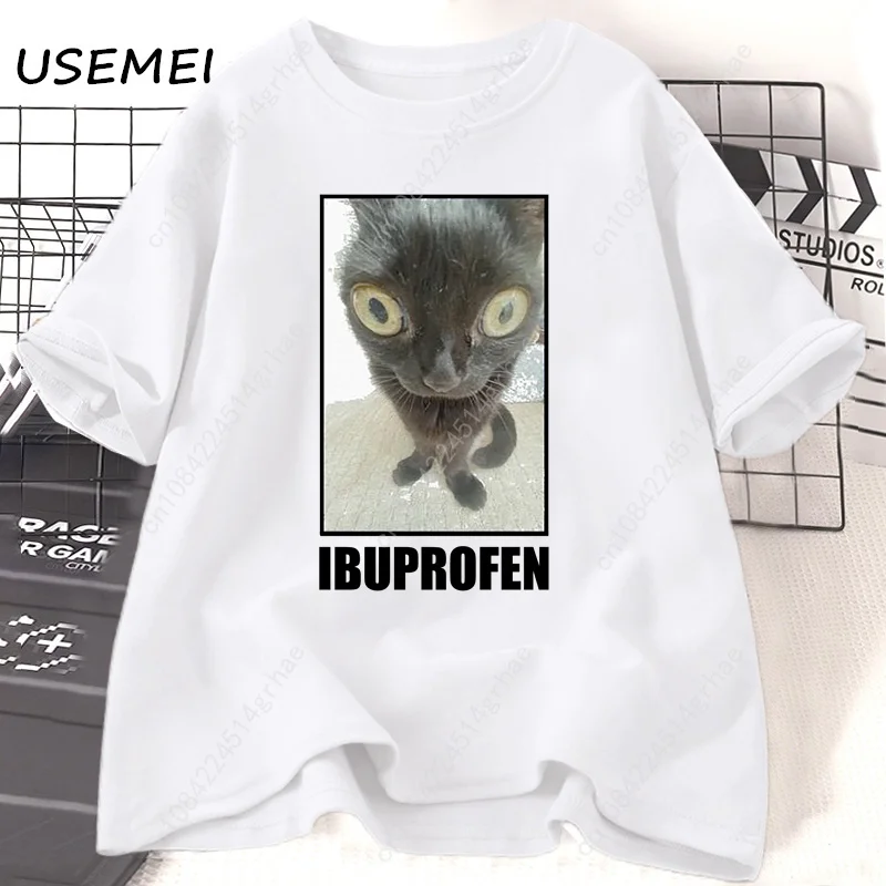Funny Cat Ibuprofen Graphic T  - огляд і ціна Women'S Fashion Graphic Tees