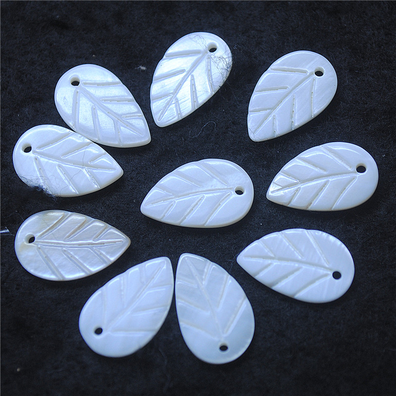 30PCS White Shell Leaf Shape 8 - огляд і ціна Women Fashion Nz