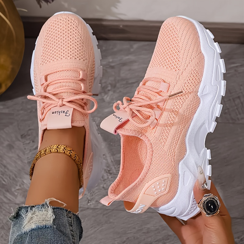 Breathable Knit Sneakers Fashi - огляд і ціна Women'S Fashion Gym Shoes