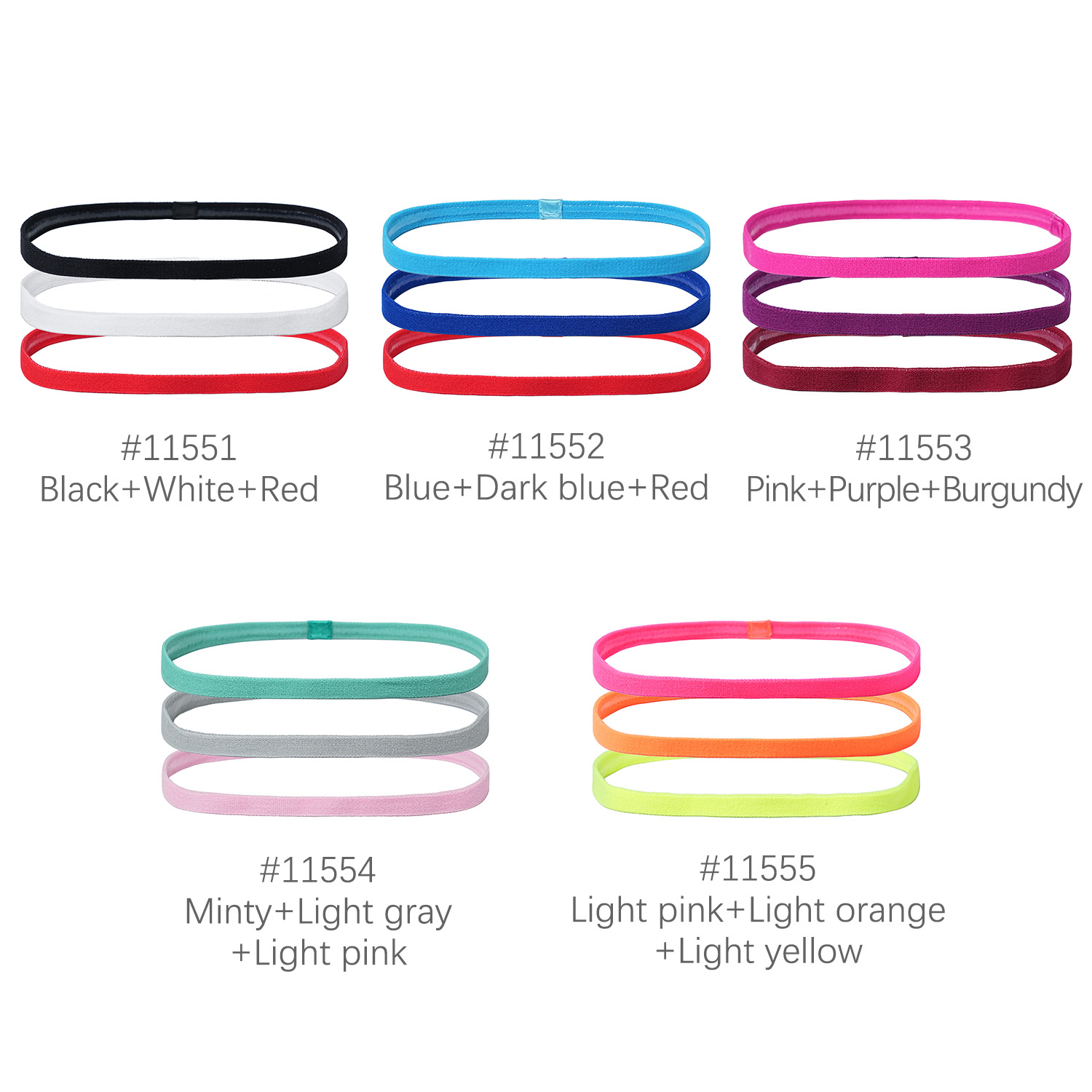3Pcs Non-Slip Sports Hairband  - огляд і ціна Women'S Fashion Guide