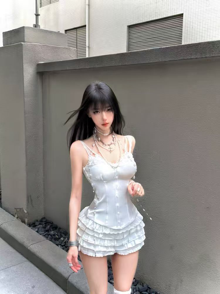 Coquette Lace Corset 2 Piece S - огляд і ціна V Neck Cami Top