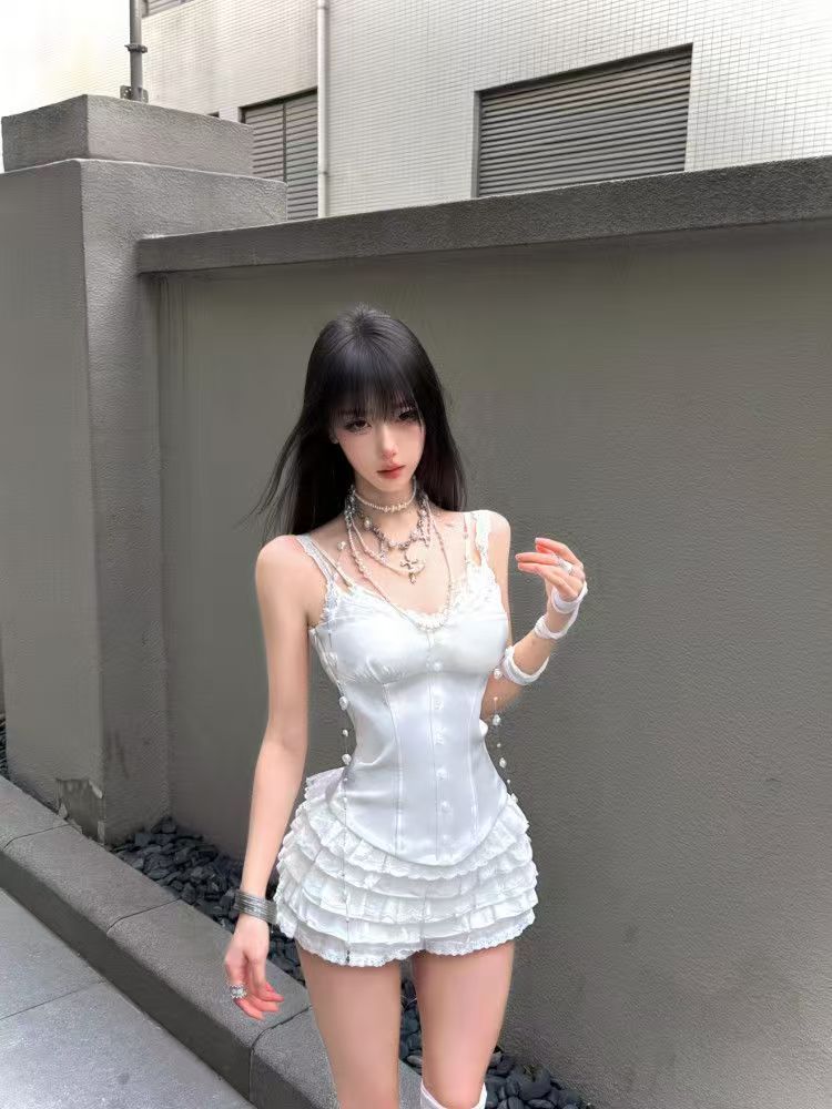 Coquette Lace Corset 2 Piece S - огляд і ціна V Neck Cami Top