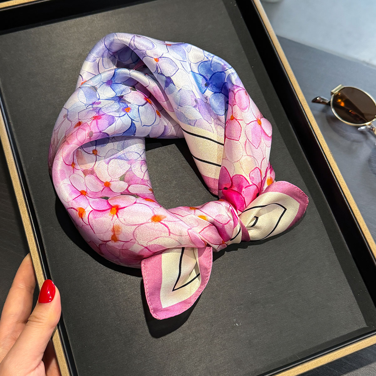 New 100% Pure Silk Scarf Fashi - огляд і ціна Women'S Fashion Poncho