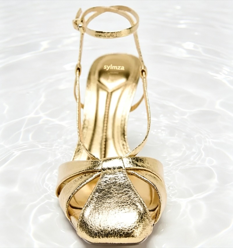Fashion Gold Thin Heeled Sanda - огляд і ціна Women'S Fashion Brands