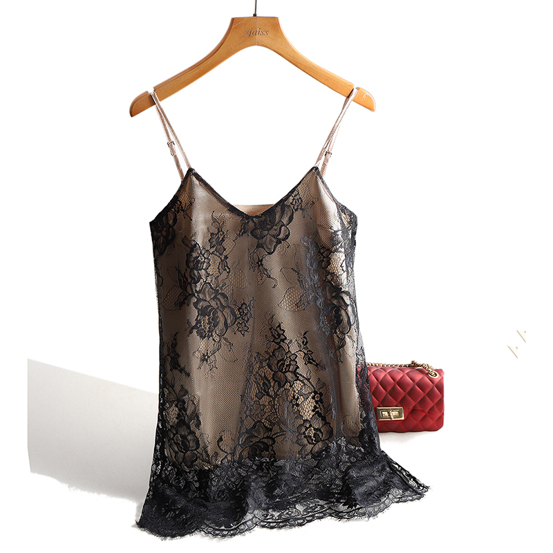 Sexy Lace Spaghetti Strap Top  - огляд і ціна V Neck Cami Top