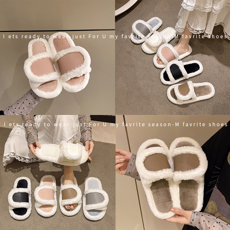 2026 New Furry Slippers Home W - огляд і ціна Women'S Fashion Winter 2026