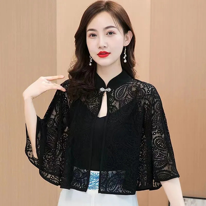 Spring Summer Shawl Coat Thin  - огляд і ціна Women'S Fashion Poncho