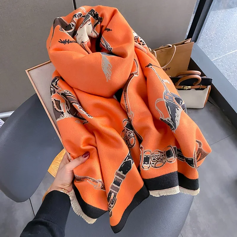 2024 Luxury Warm Pashmina Shaw - огляд і ціна Women'S Fashion Poncho