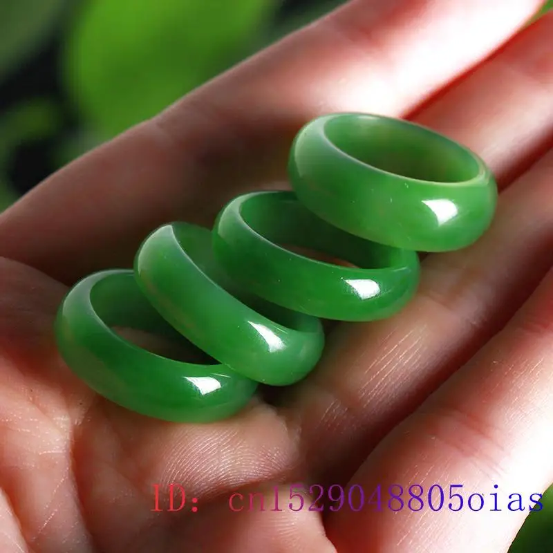 Natural Green Hetian Jade Ring - огляд і ціна Women Fashion Jewellery